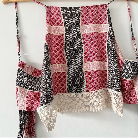 Abercrombie Back Tie Crop Top - Picture 5 of 9